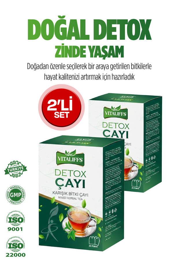 Kinoa Bitkisel Form Detox Çayı 2li Set - 1