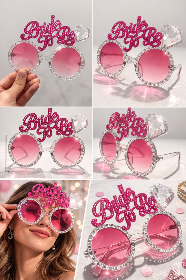 نظارات بريد باللون الوردي - 1