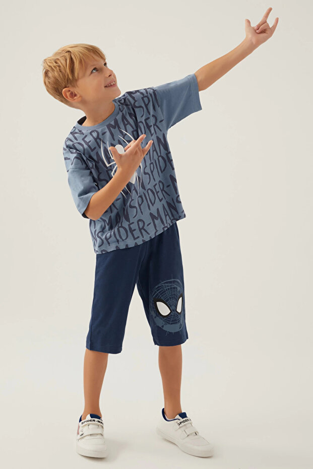 طقم كابري نيلي للأولاد - 7