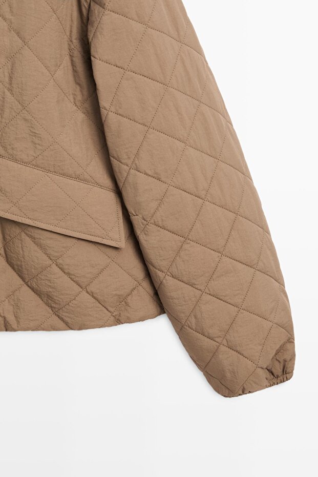 Short down bomber jacket - 7