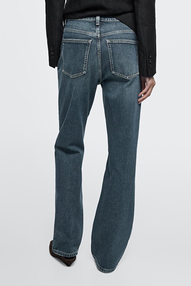 Yüksek bel bootcut jean - 3