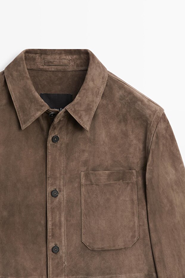 Suede overshirt - 6
