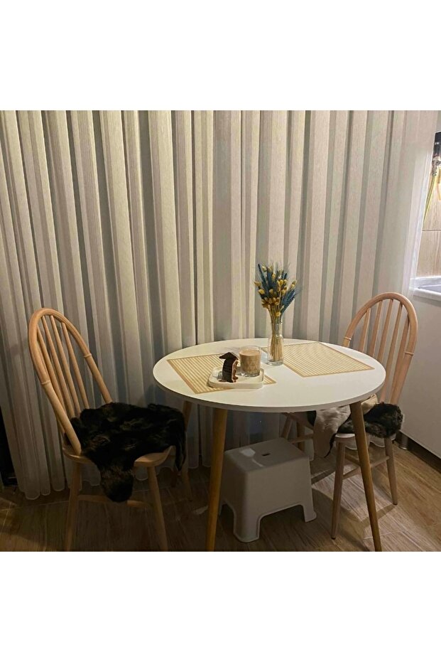 Eyfel Sandalye Ahşap Ham - 4