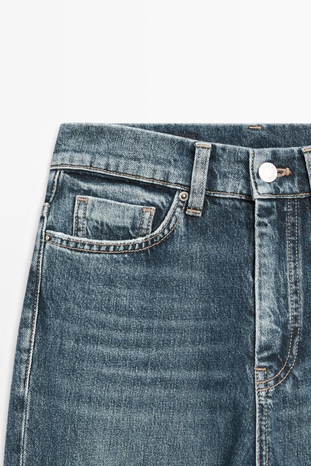 Yüksek bel bootcut jean - 7