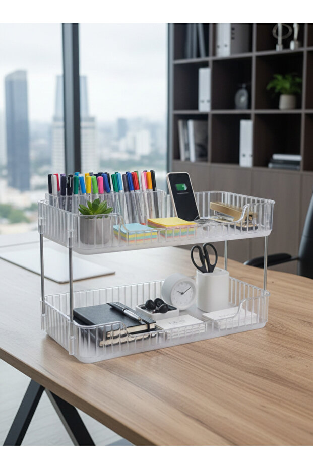 ŞEFFAF ORGANİZER 2 KATLI - 4