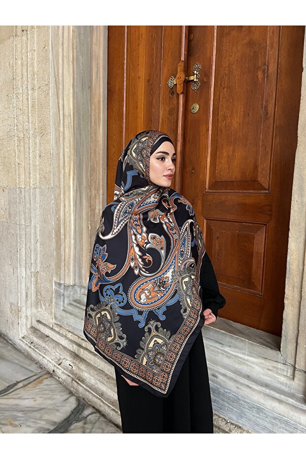 Soft Cotton Patterned Shawl - 5