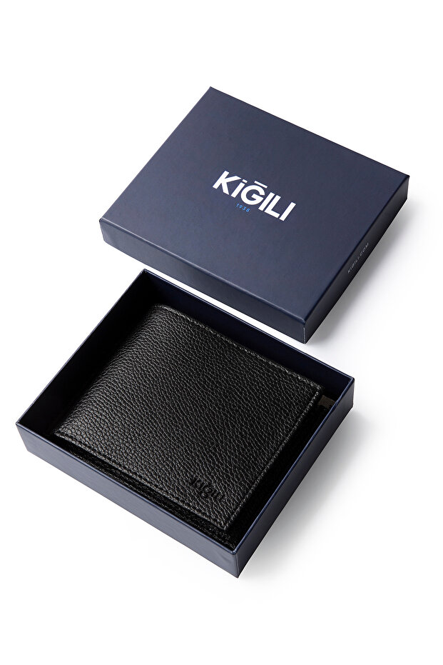 Düz Para Bölmeli Hediye Kutulu Kartlık Cüzdan - 1