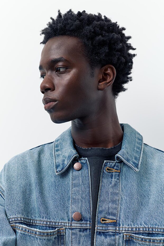 Trucker denim ceket - 6