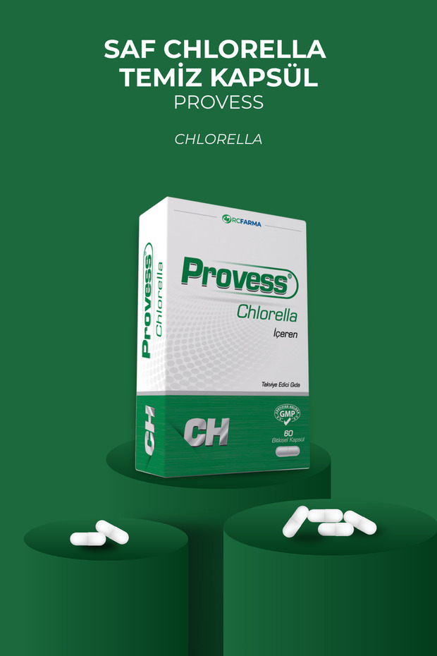 Provess Chlorella 60 Bitkisel Kapsül - 2