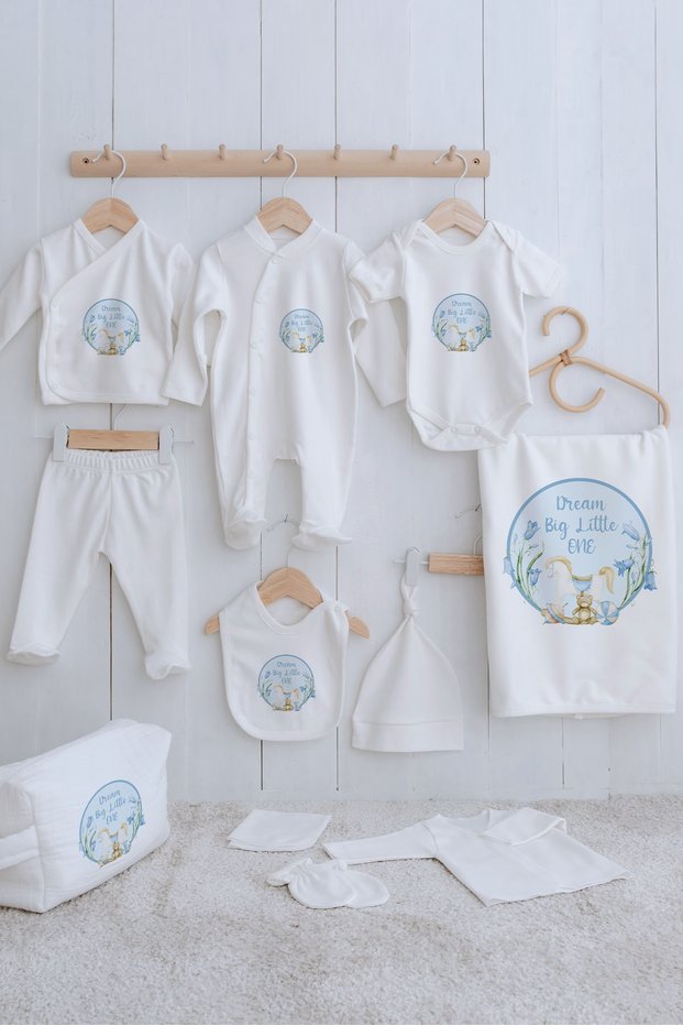 Organic 11-Piece Hospital Release - for Baby - Blue Rocking Horse
