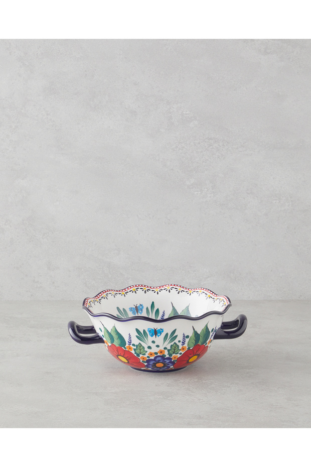 Whimsy Stoneware Bowl 26 cm Colorful