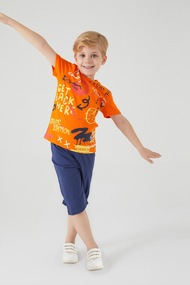 DEČAČKO KAPRI ODEĆE - NARANČASTO - 2