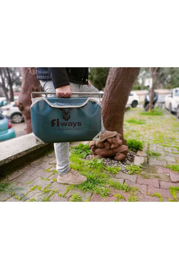 Katlanır Krom Paslanmaz Mangal - 9