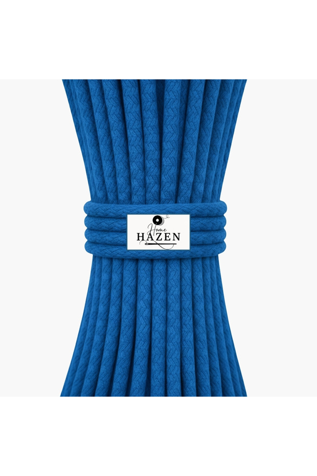 2 kg Cord Rope Cotton 6-7 mm 90-100 Meters - Saks Blue