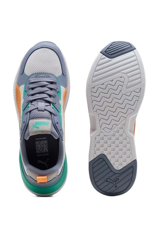 X-Ray 3 LT Jr Feather Gray-Melon Glow-Sneakers - 7