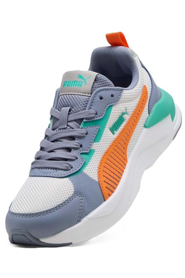 X-Ray 3 LT Jr Feather Gray-Melon Glow-Sneakers - 5