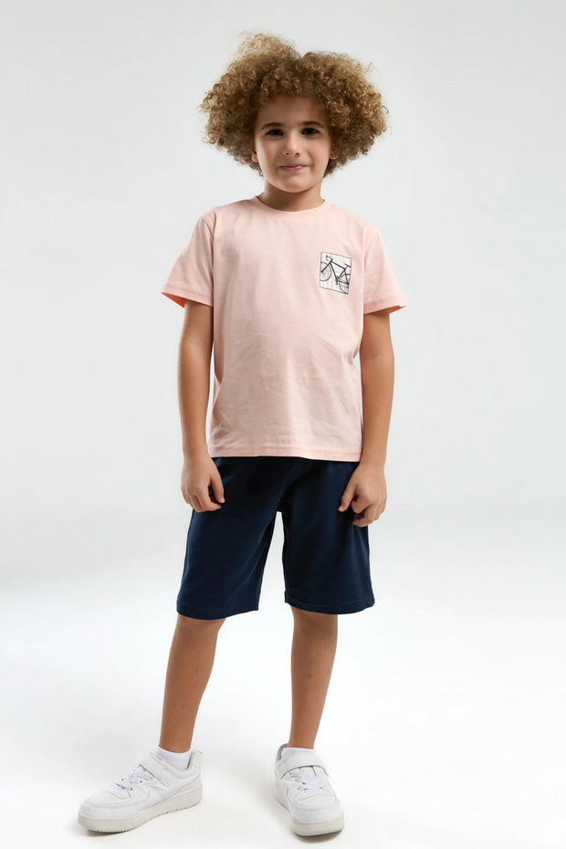 Dečački roze bermuda set - 1