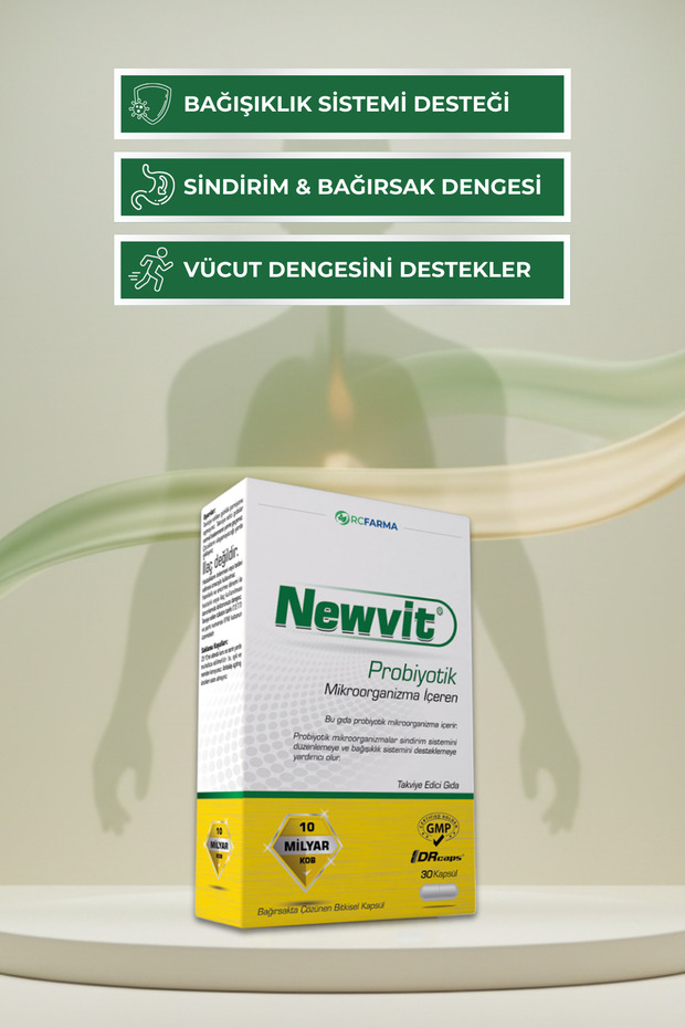 Probiyotik 30 Kapsül | 14 Farklı Probiyotik Kültür + L-Glutamin İlavelidir - 4