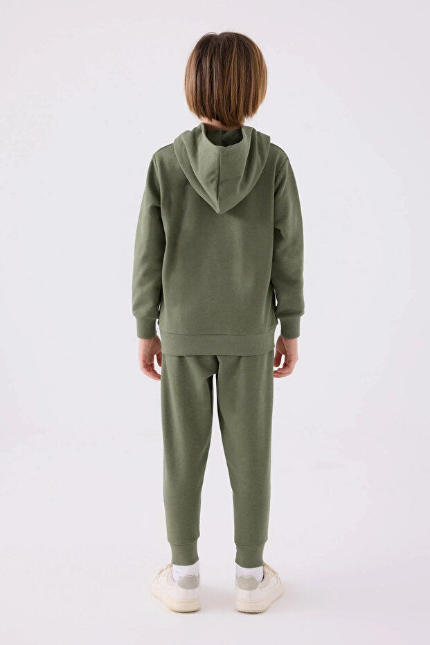 Boy's tracksuit set - khaki - 5