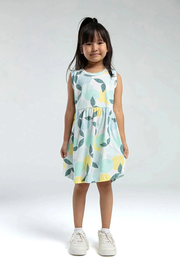 Zelena haljina za devojčice - 1