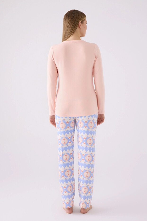 Γυναικείο Σετ Πιτζάμες Ροζ - 5