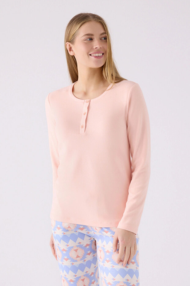 Γυναικείο Σετ Πιτζάμες Ροζ - 2