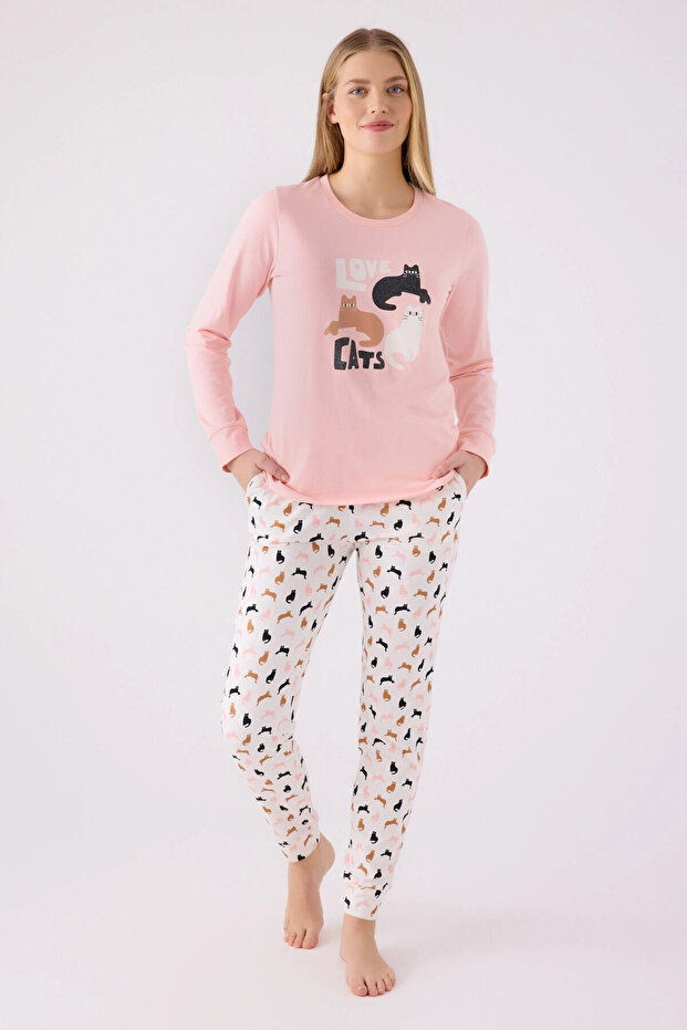 Women's Pink Pajama Set