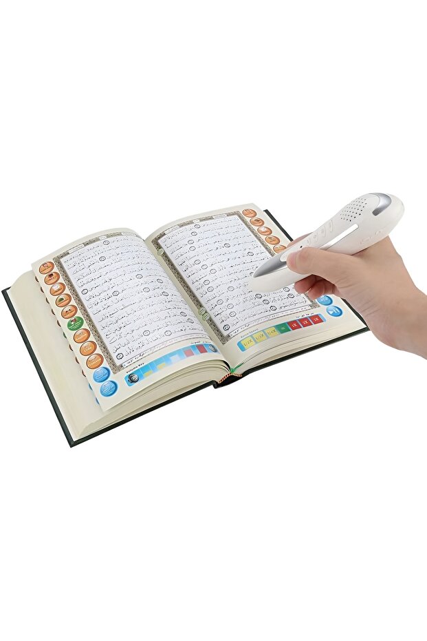 مجموعة القرآن الكريم الرقمية مع قلم قراءة متعدد الألوان - 4