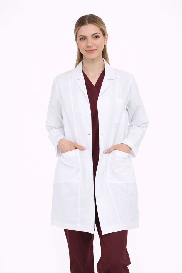 Women's White Apron