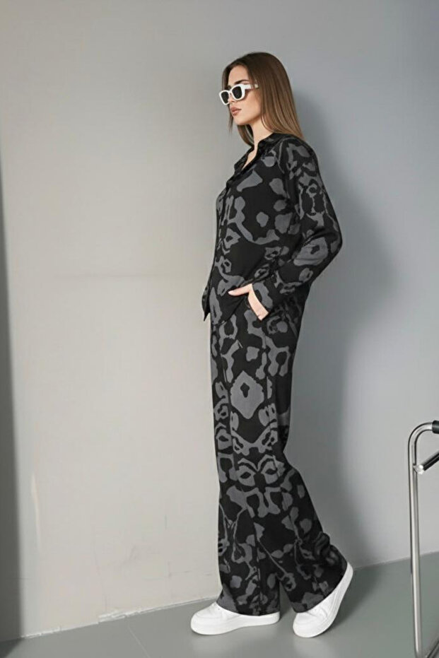 Comfortable Viscose Two-Piece Set - 2