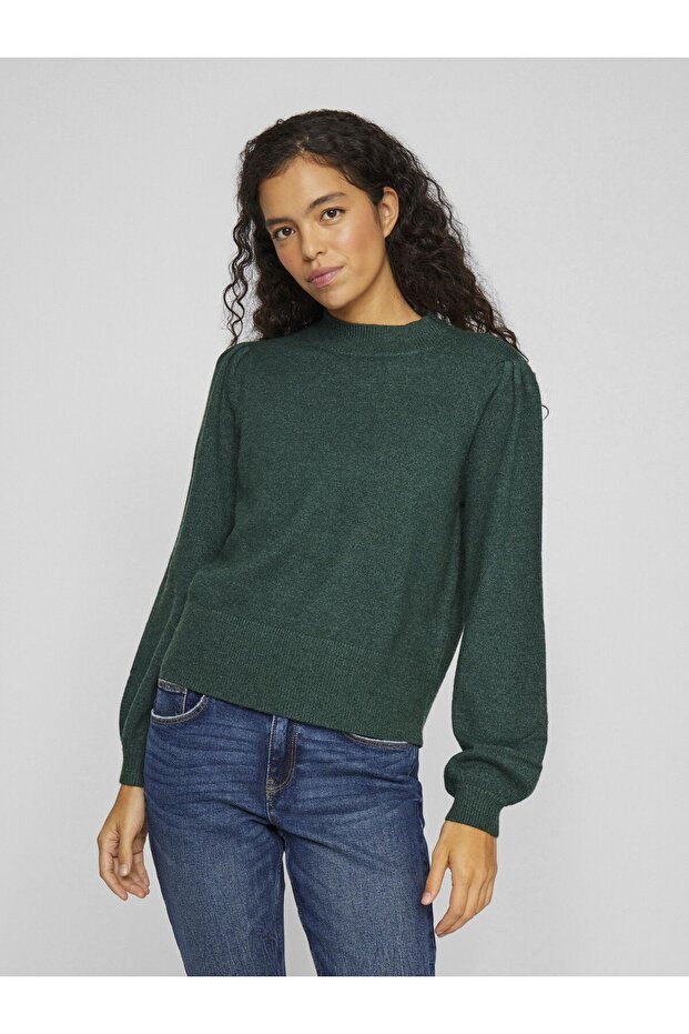 Strickpullover Stehkragen - 1