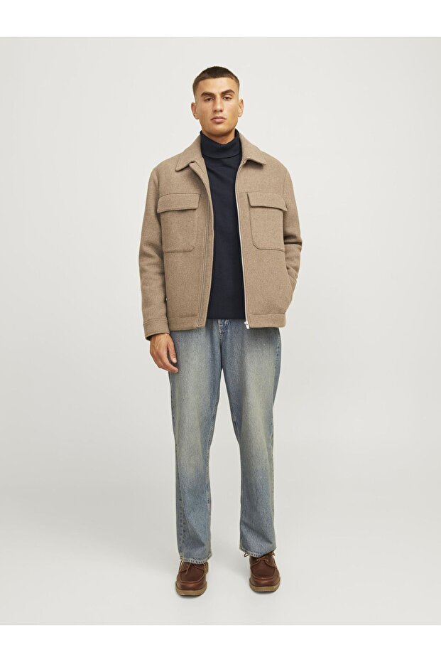 Rollkragenpullover Einfarbig Rollkragenpullover - 5