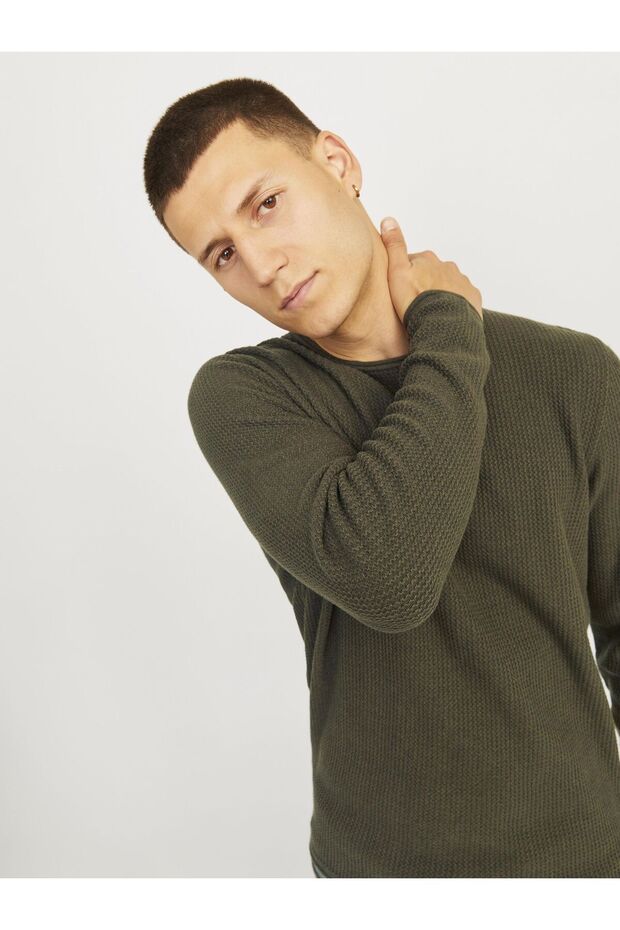 Strickpullover Einfarbig Strickpullover - 7