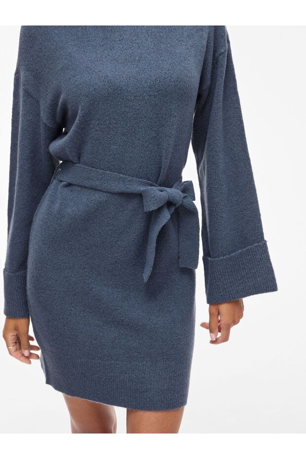 Strickkleid Taillengürtel - 6