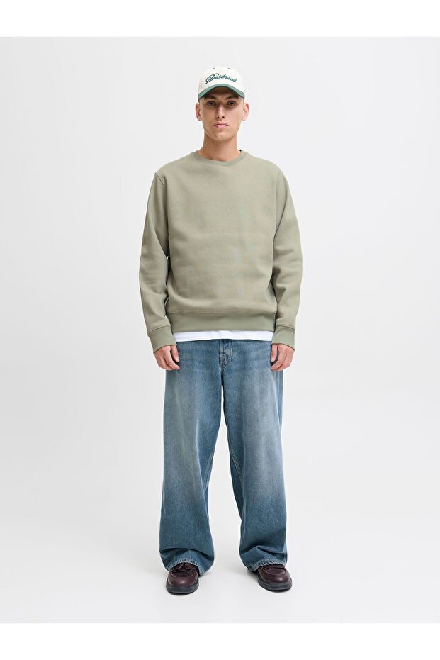 Sweatshirt Einfarbig Sweatshirt - 4