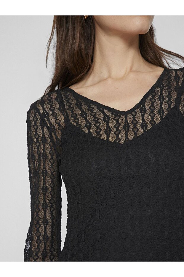 Rochie maxi cu mânecă lungă - 6