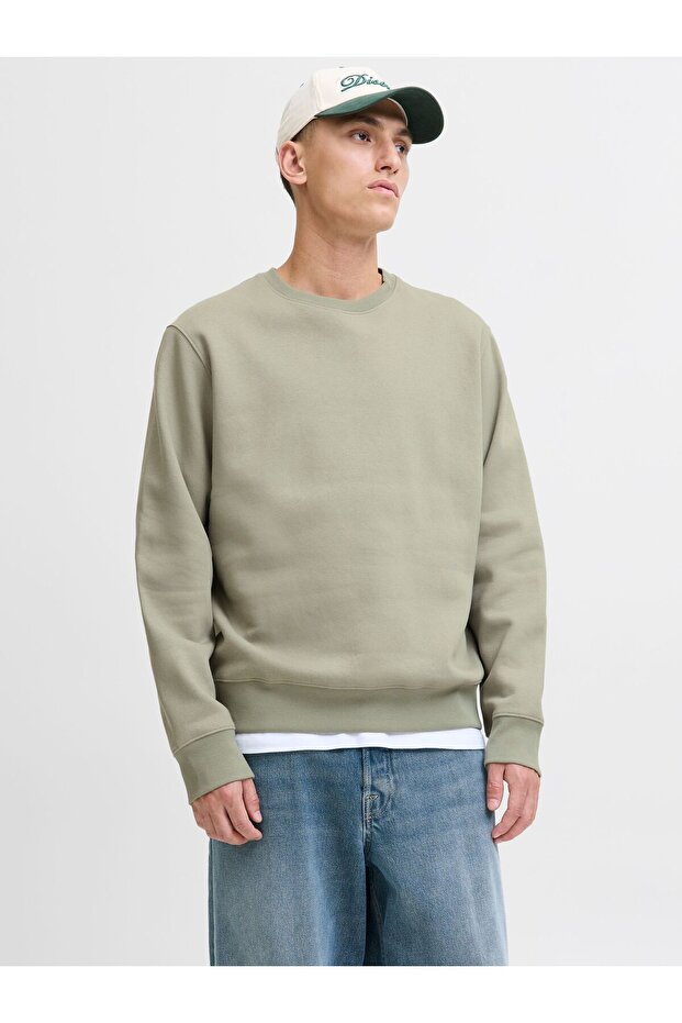 Sweatshirt Einfarbig Sweatshirt - 1