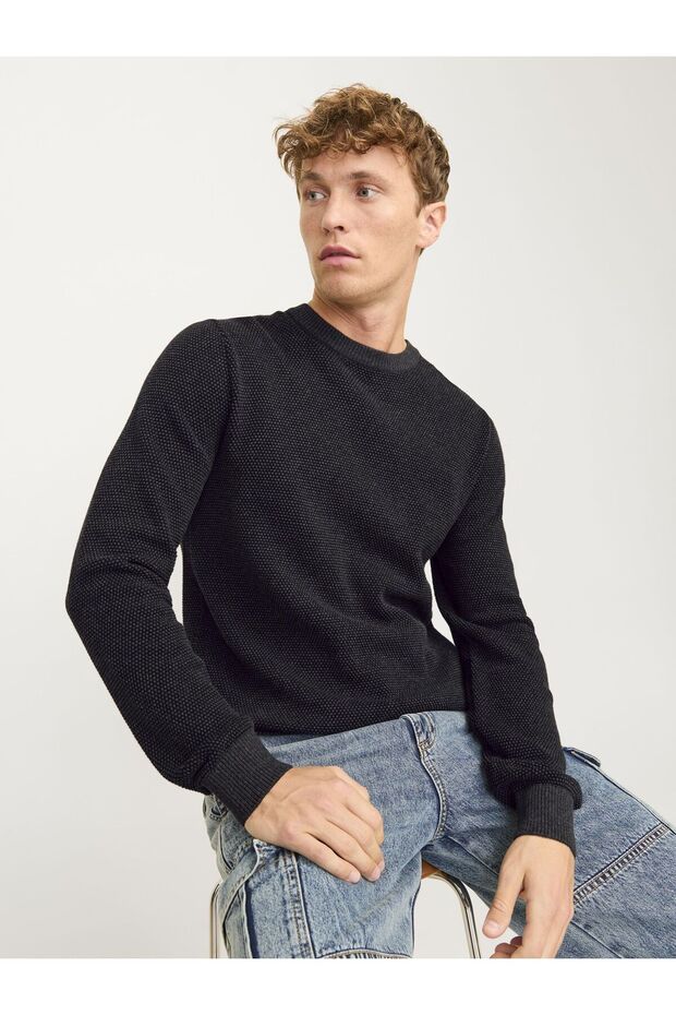 Strickpullover Einfarbig Strickpullover - 7