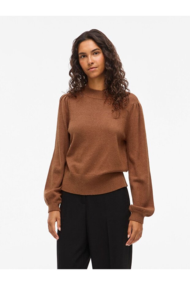 Strickpullover Stehkragen - 1