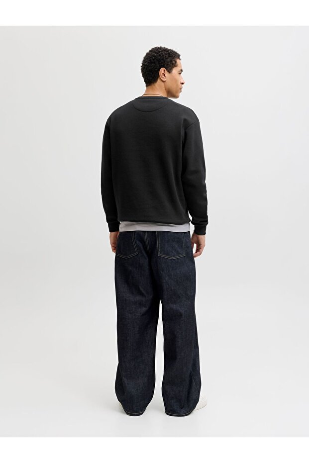 Sweatshirt Einfarbig Sweatshirt - 4