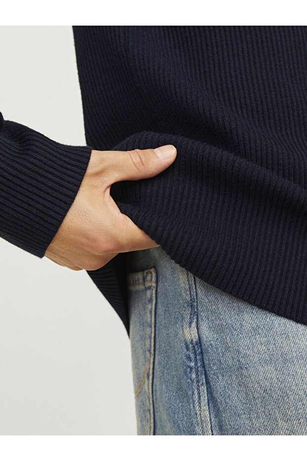 Strickpullover Einfarbig Strickpullover - 5