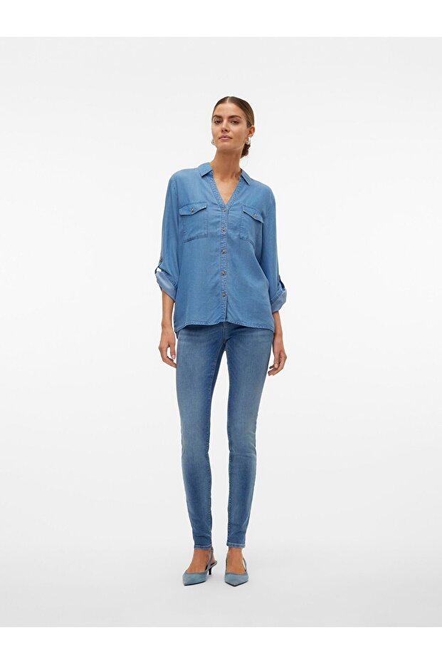 Jeanshemd VMBREE Hemd - 5