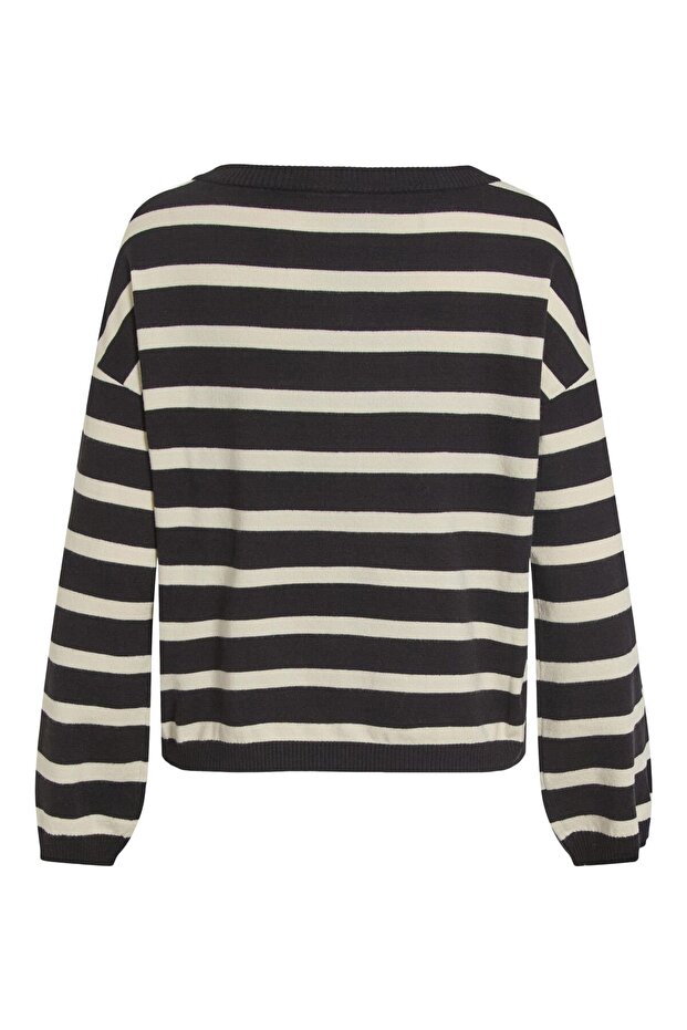 Strickpullover U-Boot-Ausschnitt - 3