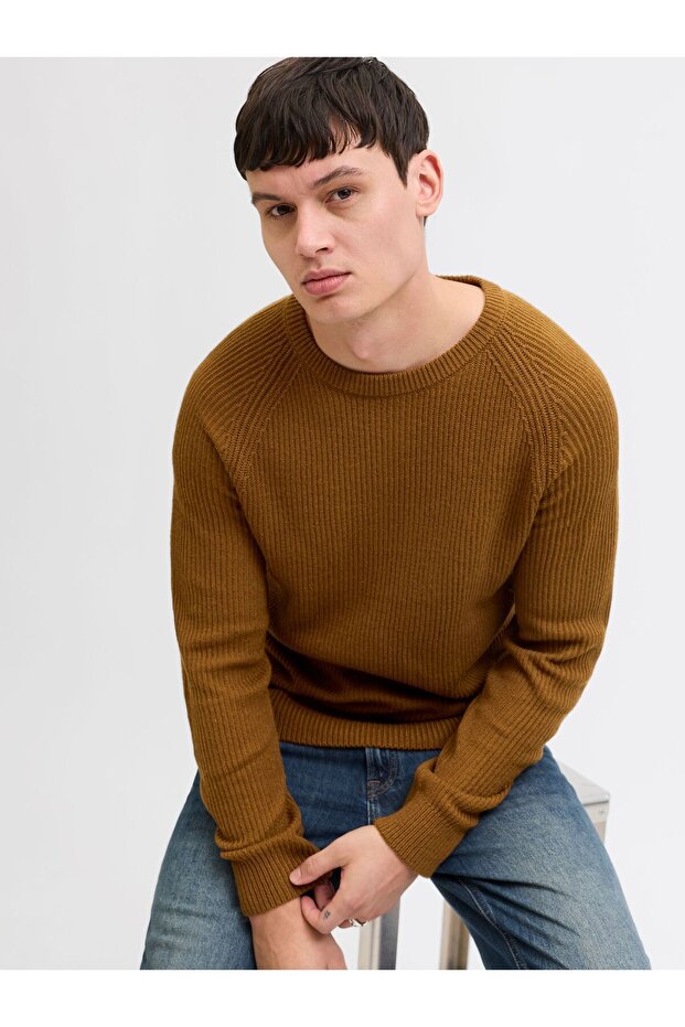 Strickpullover Einfarbig Strickpullover - 7