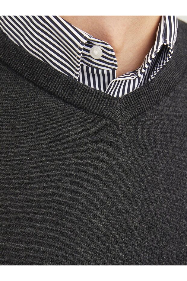 Strickpullover Einfarbig Strickpullover - 7