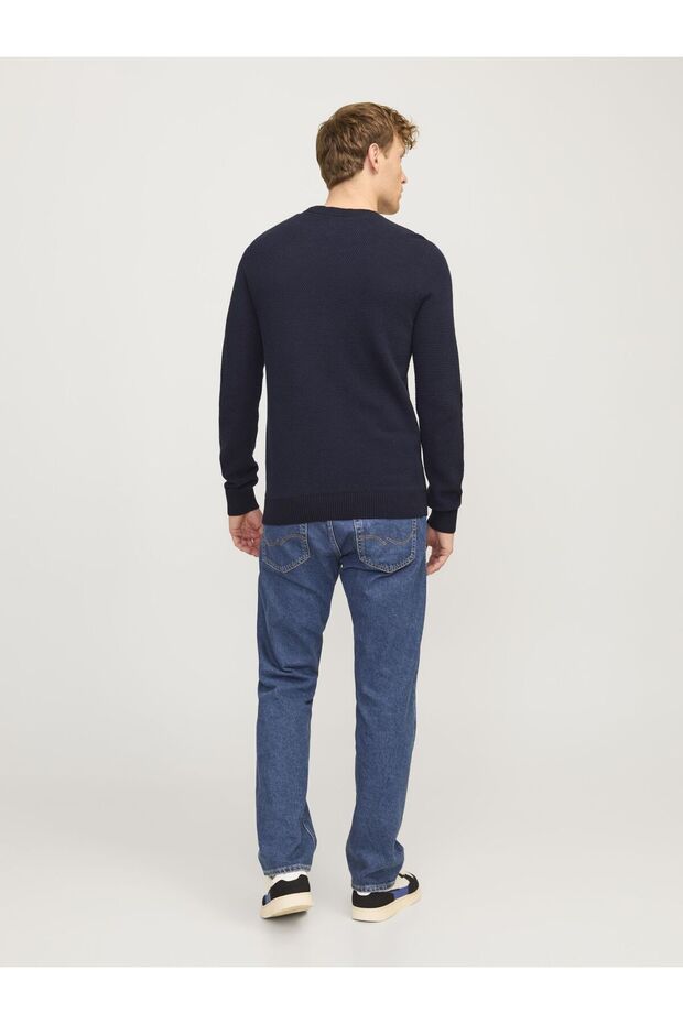 Strickpullover Einfarbig Strickpullover - 3