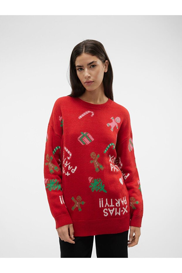 Strickpullover VMXMASPARTY Strickpullover - 5