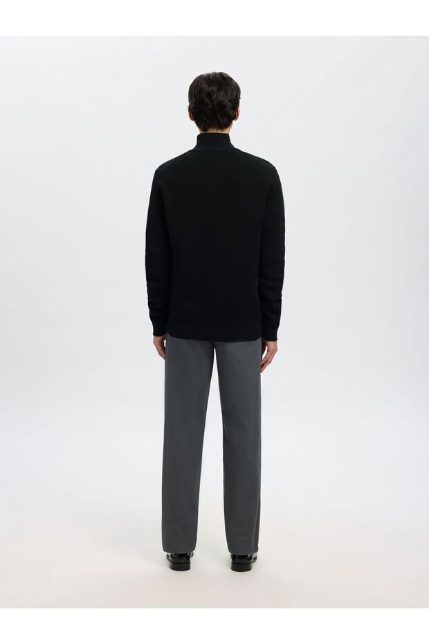 Pullover High Neck Reißverschluss - 3