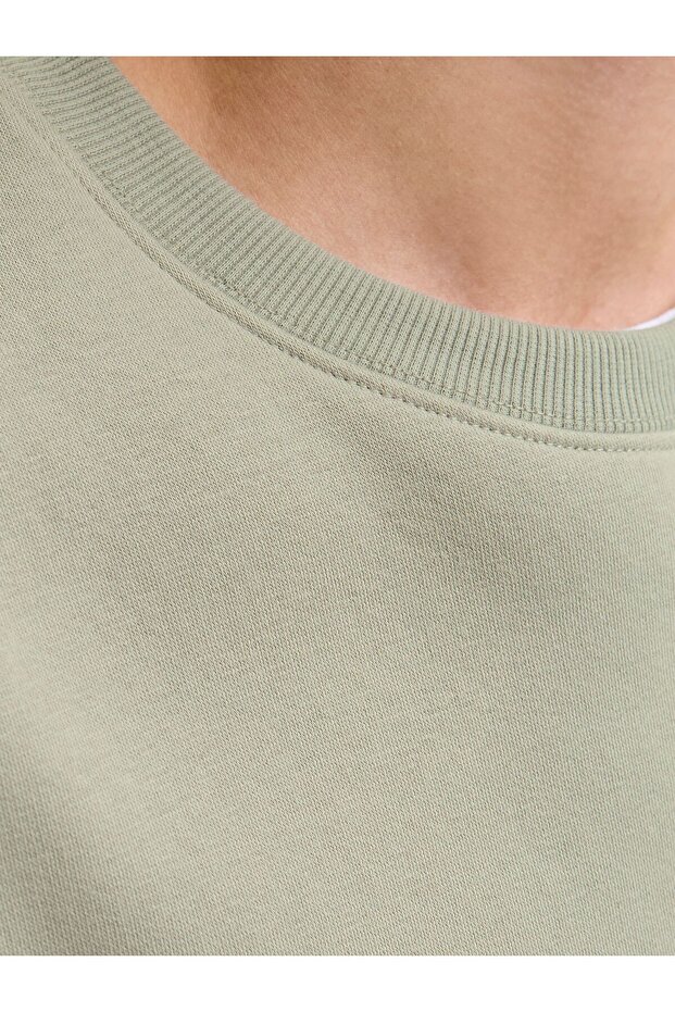 Sweatshirt Einfarbig Sweatshirt - 5