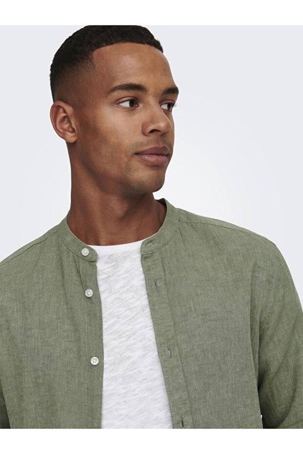 Hemd ONSCAIDEN Leinen Hemd - 7